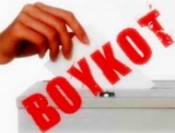 Anayasa deiti, boykot damga vurdu