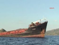 Demre'de Kuruyk Gemisi Batt